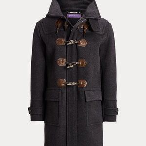 Ralph Lauren Purple Label Double-Faced Wool Toggle Coat